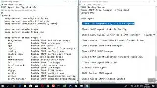 18- SNMP v1 & v2c Agent Config 1