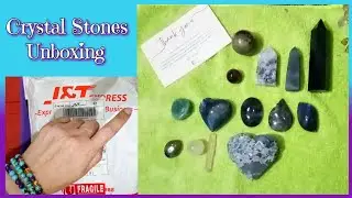 Unboxing my little crystal stone collections
