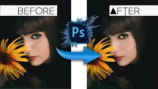 How to Remove freckles and Retouch image 