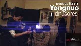 Pruebas - Flash Yongnuo con Difusores, (español)