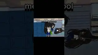 me at school vs me home #gachameme #edit #gachaclub #gachalife