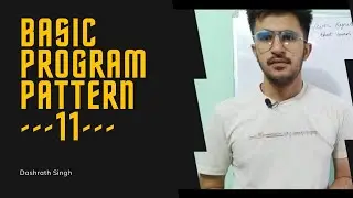 Python programming pattern program | Python Language Basics  I Pattern Program beginners
