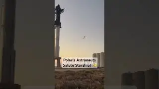 MIG-29 Polaris Astronauts Salute Starship! #aviation #spacex #starship