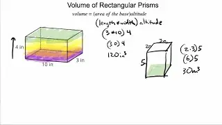 Calculating the Volume of Rectangular and Triangular Prisms