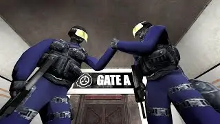 The average antics of a guard in SCP Containment Breach Multiplayer