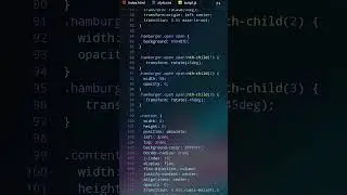 CSS Hamburg Menu - Coding Status 