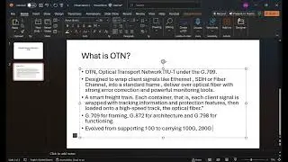 OTN - Optical Transport Network - Part 1