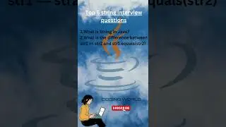 Top 10 string java interview questions| #javastring