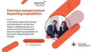 Planview AdaptiveWork Reporting Capabilities Walk Through Demo Video