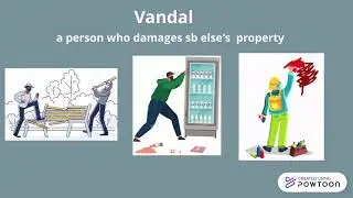 Criminals in English animated explanation ( Powtoon )