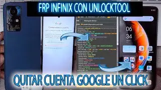 FRP INFINIX QUITAR CUENTA GOOGLE NUEVO METODO CON UNLOCKTOOL ADNROID 11 12 Y 13 UN CLICK X6810
