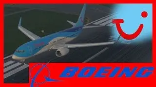 [X-Plane 11] Luxembourg Findel (ELLX) Thomson Boeing 737-800 Zibo Mod