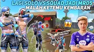 LAGI NYAMAR JADI MR05 MALAH KETEMU YANG REAL PAKE TAS SAYAP || SOLO VS SQUAD 30 KILL 😎