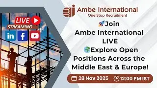 🌍 Go Global in 2025: Live Session on Jobs in the Gulf & Europe! ✈️ 📱