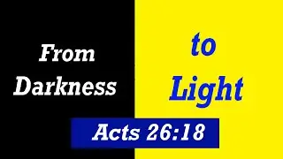 From Darkness to Light | The Power of Transformation in Christ | Acts 26:18 | B.C.F | CFC MUMBAI