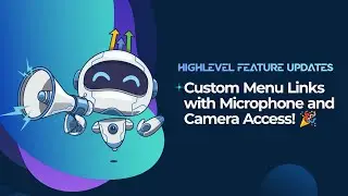 Custom Menu Links with Microphone and Camera Access! 🎉