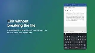 DocxCraft — open and edit Word and Excel files on Android