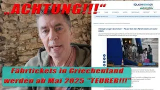Fährtickets in Griechenland werden ab Mai 2025 