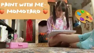 littlespace paint with me!  🖌️🐞 Momotaro 🍑