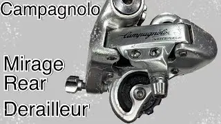 Campagnolo Mirage 8 speed Rear derailleur : restore service clean disassembled Dismantled