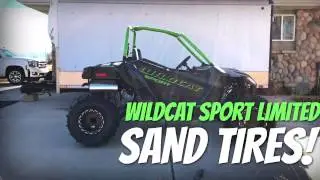 Sand paddle tires on my 2016 Wildcat Sport Limited