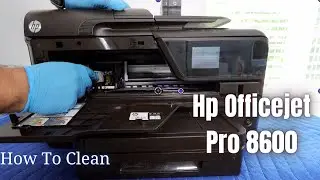 How To Clean The Printhead -  Hp Officejet Pro 8600 - Not Printing Solved!
