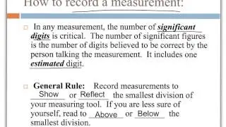 Measurement Basics