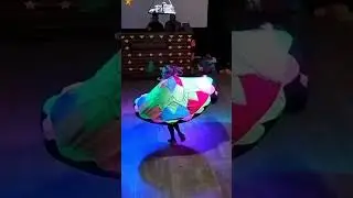 Танура - национальный танец с юбками в Египте. Традиционная юбка достигает веса 15 кг 