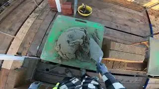 A New apprentice tries the hod out!