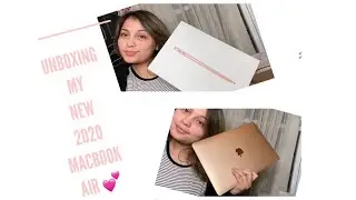 Unboxing my new MacBook Air 2020| First video💕