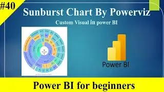 Introduction to Sunburst Custom Visual in Power BI || for Beginners || Power BI 2023 ||