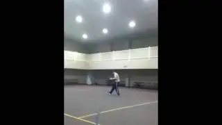 Backwards Half Court - Trick Shots