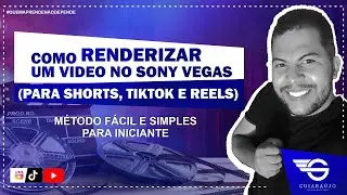 Como renderizar um video no sony vegas ( para Shorts, tiktok e reels )