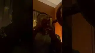TAIWO CLEGG PLAYING WITH  THE MUTE #trumpet #trumpetplaying #viralshorts #saxophonelife #fypシ゚viral