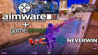 Premier HvH Aimware v6 + GameSense vs Neverlose (free VACNET bypass cfg)