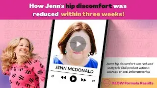 How Jenn's hip discomfort was reduced  within three weeks!