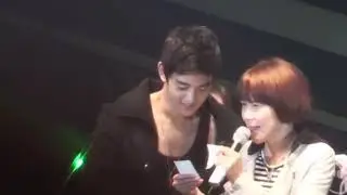 [fancam] 101107 SHINee minho speaks in Chinese @ Taiwan fan party