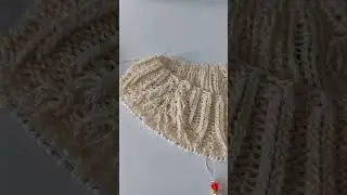 Новий процес , Кругла кокетка початок #shorts #knitting #вязаниеспицами #вязання