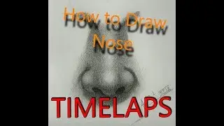 How to draw Realistic Nose for Beginners / Drawing Tutorial / Timelaps የኢትዮጵያ ስነ-ጥበብ