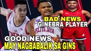 GINEBRA PLAYER HINDI NA MAGLALARO!