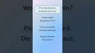 Invata Germana | #SHORTS | Directii si indrumari