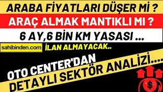 Araba Fiyatları Düşer mi, Araç Almak Mantıklı mı, Sahibinden.com Yenilikleri