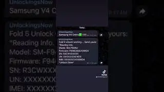 Samsung Galaxy Fold 5 Unlocking service usb remote!