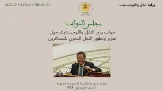 جواب وزير النقل واللوجيستيك حول تعزيز وتطوير النقل البحري للمسافرين