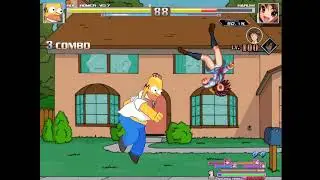MUGEN - Homer Simpson VS Haruhi Suzumiya