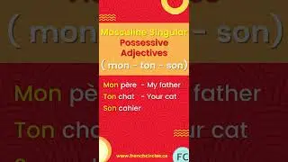 French Possessive adjectives 