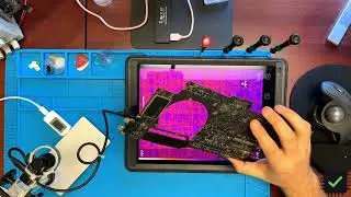 2019 Apple MacBook Pro A1990 820-01814-A Shorted NAND Replacement via JC P13 and TSB4227 TSB4228