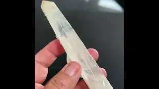 Blue Smoke Golden Healer Crystal - 241