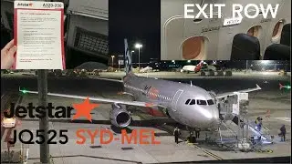 FREE UPGRADE TO EXIT ROW 💺 on Jetstar JQ525 SYD-MEL