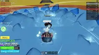 Blox Fruit combo ice and godhuman